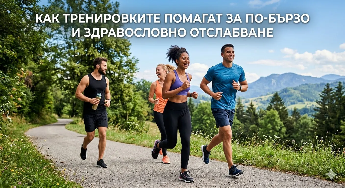 Как тренировките помагат за по-бързо и здравословно отслабване
