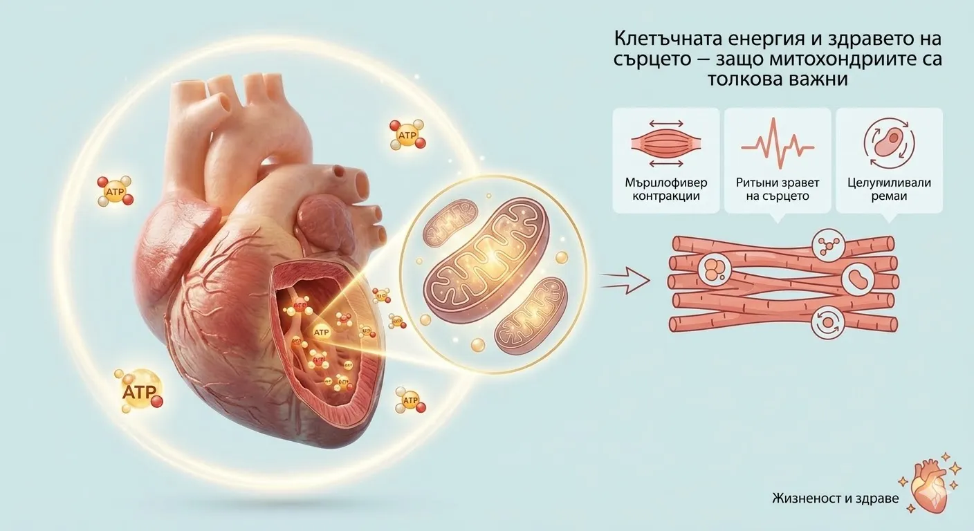 Клетъчната енергия и здравето на сърцето – защо митохондриите са толкова важни