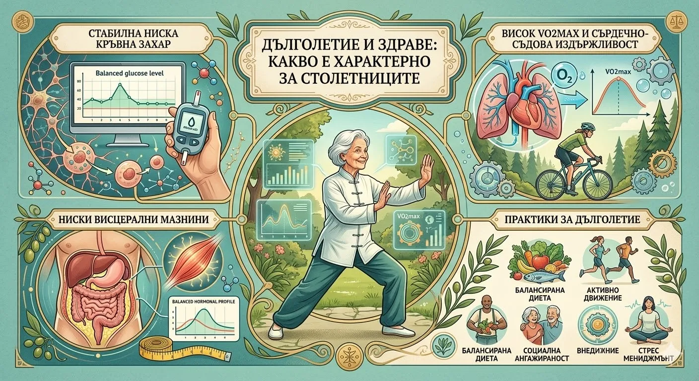 Дълголетие и здраве: какво е характерно за столетниците